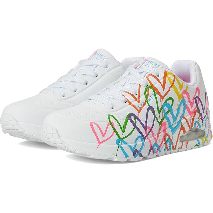 (取寄) スケッチャーズ レディース ジェームス ウノ - ハイライト ラブ SKECHERS women James Goldcrown: Uno - Highlight Love White Multi SKECHERS（スケッチャーズ） P最大17倍1/1限定 (取寄) レディース
