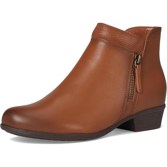 (取寄) ロックポート レディース カーリー ブーティ Rockport women Carly Bootie Tan Leather ROCKPORT（ロックポート） P最大17倍1/1限定 (取寄) レディース