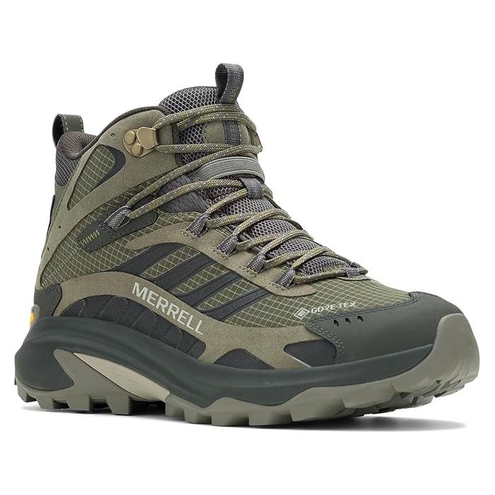 (取寄) メレル メンズ モアブ スピード 2 ミッド GTX Merrell men Moab Speed 2 Mid GTX Olive MERRELL（メレル） (取寄) メンズ モアブ スピード 2 ミッド GTX