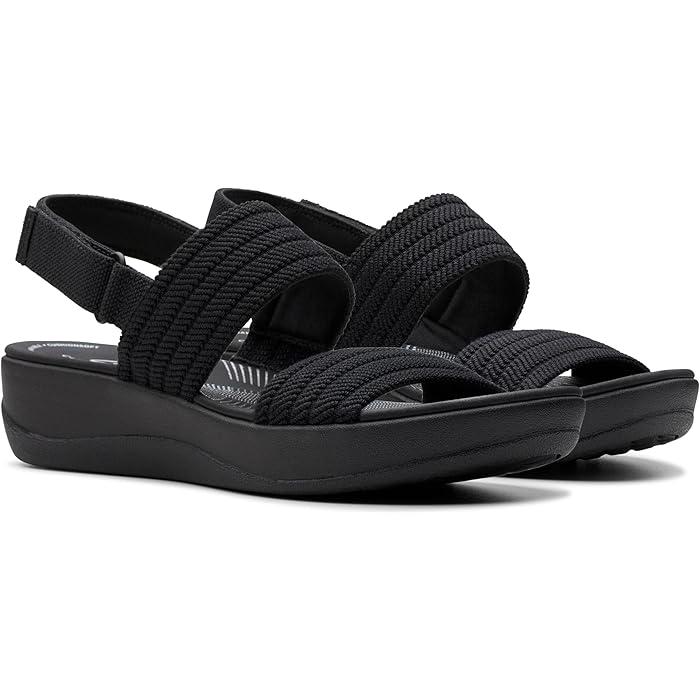 Clarks クラークス　サンダル UK4 23.0ブラック定価16500円 セール】Brookleigh Sun / ブルックリーサン (ブラックレザー