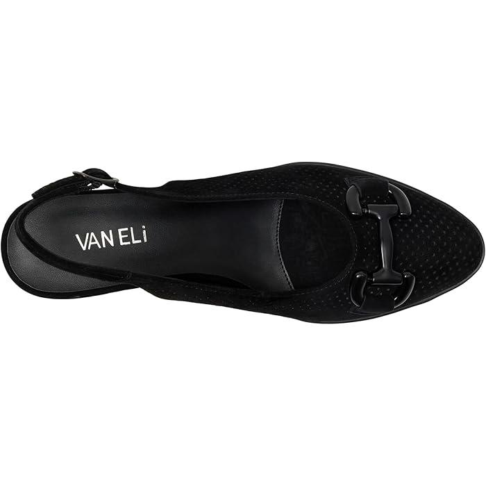 取寄) ヴァネリ レディース Vaneli women Dabry Black Suede