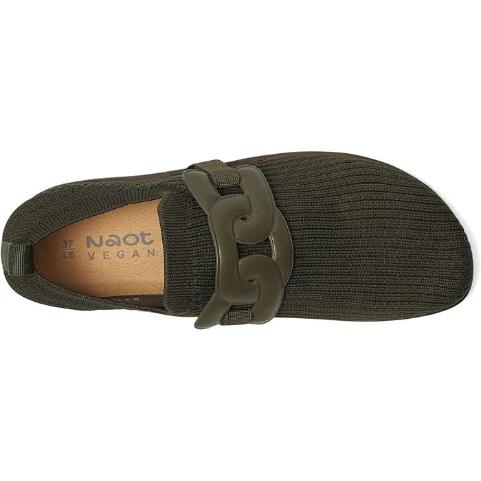 取寄) ナオト レディース Naot women Picton Olive Knit : ジェット