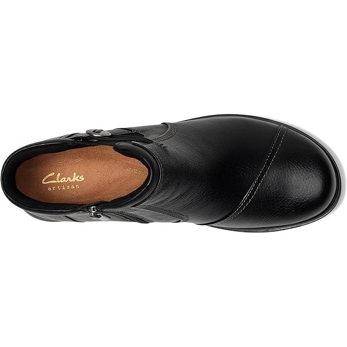 (取寄) クラークス レディース ジョイ Clarks women Clarks Certina Joy Black Leather Clarks（クラークス） P最大17倍1/1限定 (取寄) シューズ レディース
