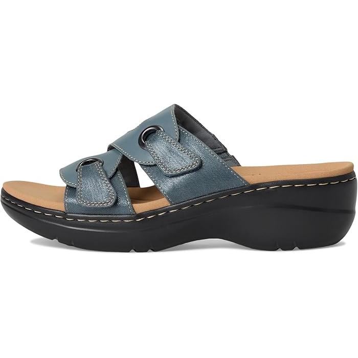 (取寄) クラークス レディース マーリア 2 コーヴ Clarks women Merliah 2 Cove Blue Grey Leather Clarks（クラークス） P最大17倍1/1限定 (取寄) レディース マーリア 2