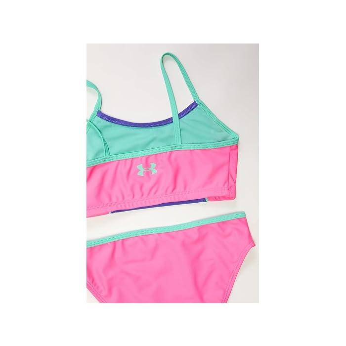 (取寄) アンダーアーマー キッズ ガールズ パイピング カラーブロック (ビッグ キッド) Under Armour Kids girls Piping Color-Block (Big Kid) Aero Pink UNDER ARMOUR（アンダーアーマー） (取寄) キッズ ガールズ パイピング