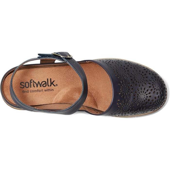 (取寄) ソフトウォーカー レディース マベル パーフ SoftWalk women Mabelle Perf Navy P最大17倍10/17-19限定 (取寄) ソフトウォーカー レディース マベル