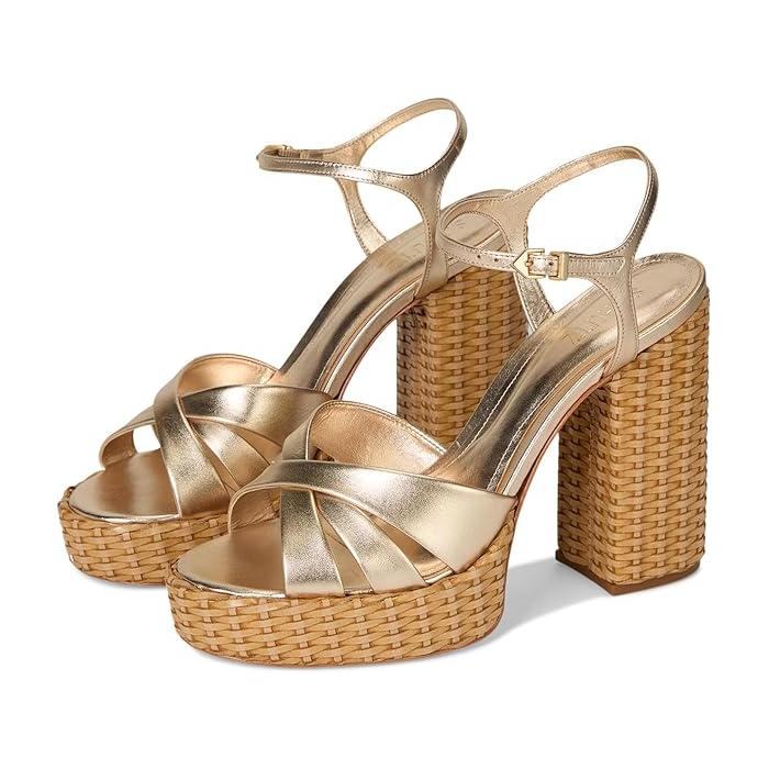 (取寄) シュッツ レディース キーファ ストロー Schutz women Keefa Straw Platina SCHUTZ（シュッツ） P最大17倍1/1限定 (取寄) レディース キーファ