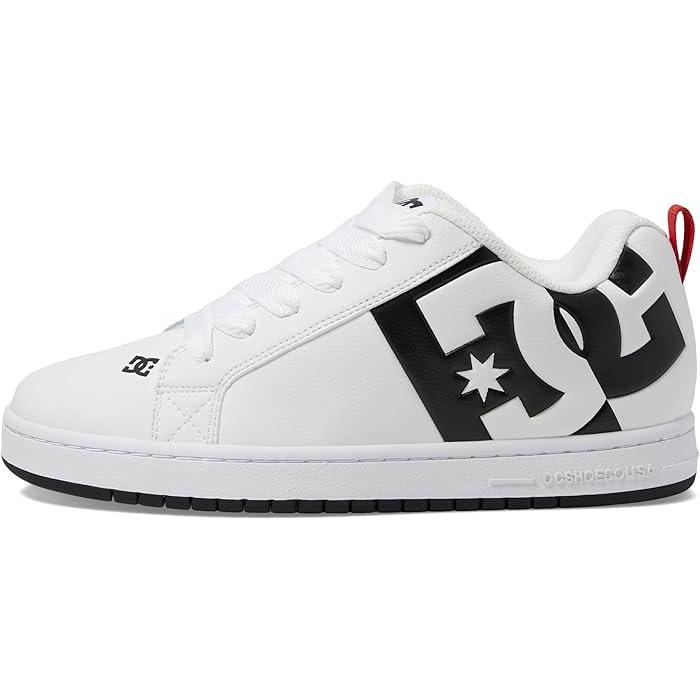 (取寄) DC メンズ コート グラフィック SQ DC men Court Graffik SQ White/Black/Black P最大17倍1/1限定 (取寄) DC メンズ コート グラフィック SQ men Court