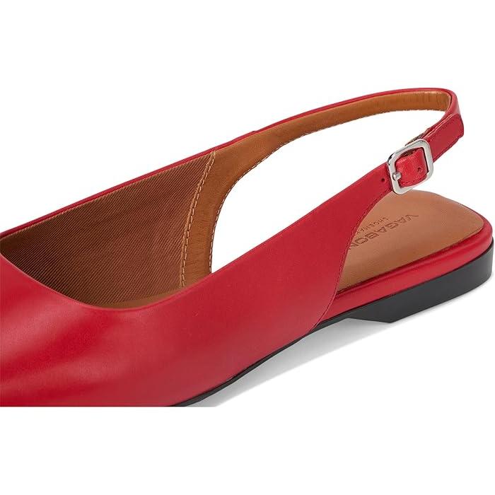 (取寄) バガボンド シューメーカーズ レディース デリア レザー スリングバック Vagabond Shoemakers women Delia Leather Slingback Bright Red 取寄) バガボンド シューメーカーズ レディース デリア レザー