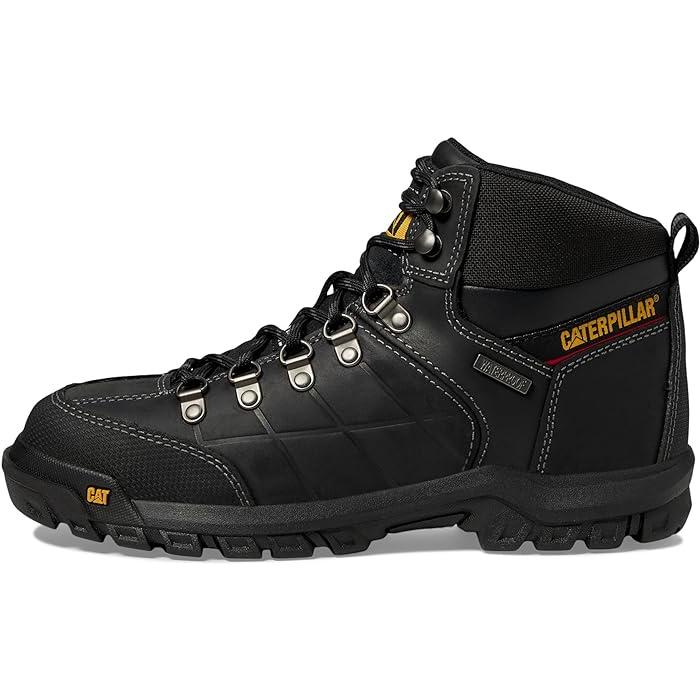 (取寄) キャタピラー メンズ スレッショルド ウォータープルーフ スティール トゥ Caterpillar men Caterpillar Threshold Waterproof Steel Toe Black Cater-pillar（キャタピラー） (取寄) メンズ スレッショルド