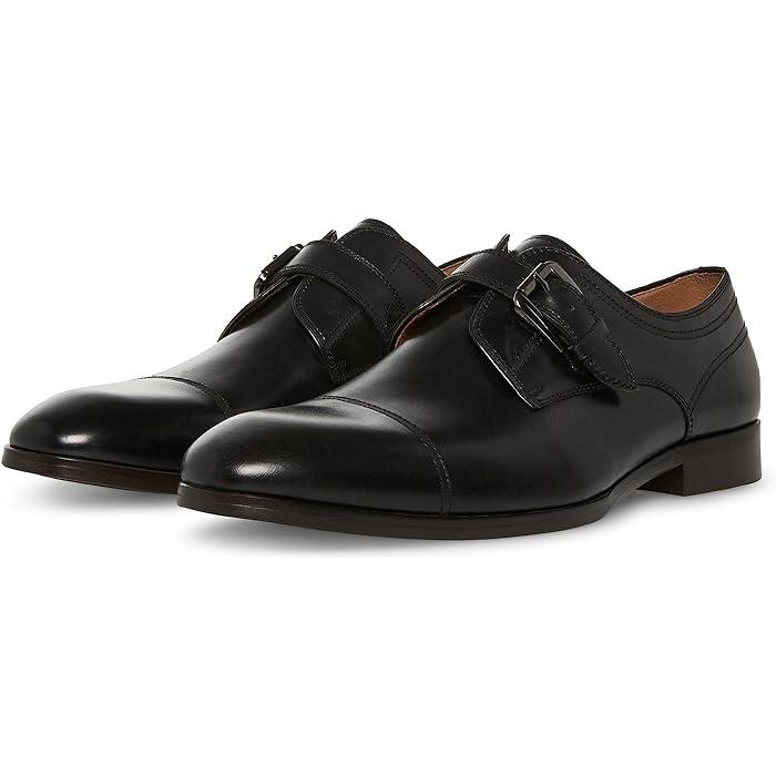 (取寄) スティーブマデン メンズ コヴェット Steve Madden men Steve Madden Covet Black Leather STEVE MADDEN（スティーブ・マデン） (取寄) メンズ コヴェット