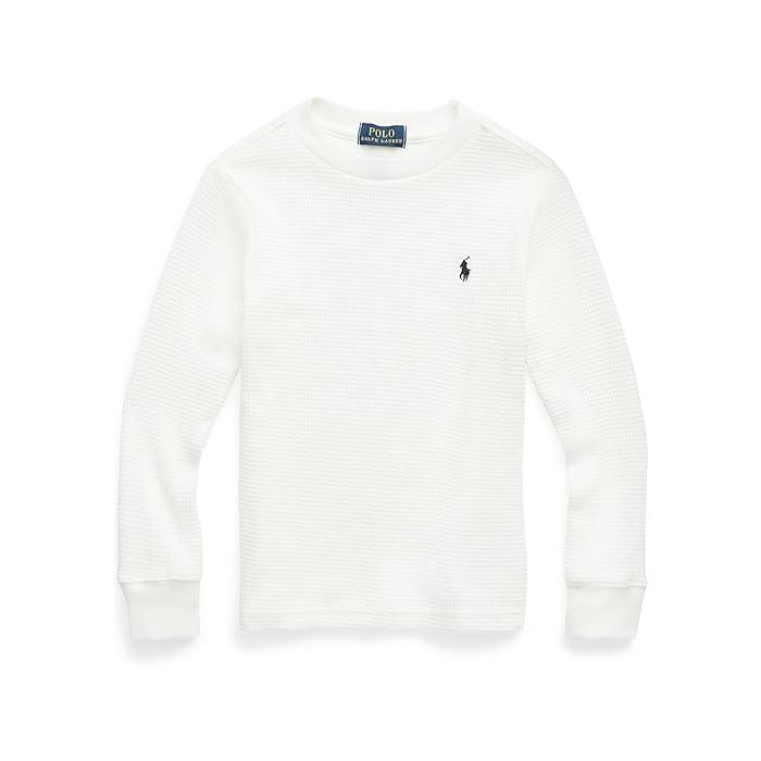 ラルフローレン　コットン　ロングスリーブシャツ　ホワイト　ポニー　L相当　美品 POLO RALPH LAUREN ポロ ラルフローレン 長袖 オックスフォード