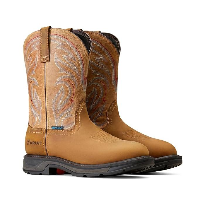 (取寄) アリアット メンズ ワークホッグ Xt ウォータープルーフ ワーク ブーツ Ariat men Ariat WorkHog XT Waterproof Work Boots Distressed Brown P最大17倍1/1限定 (取寄) アリアット メンズ ワークホッグ Xt