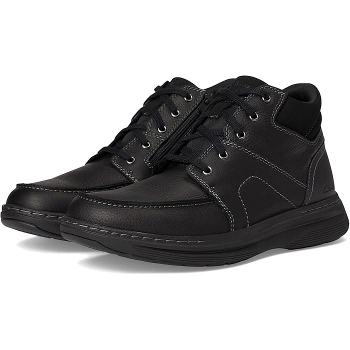 (取寄) クラークス メンズ ミッド Clarks men Craftwell Mid Black Tumbled Leather Clarks（クラークス） P最大17倍1/1限定 (取寄) メンズ ミッド Clarks