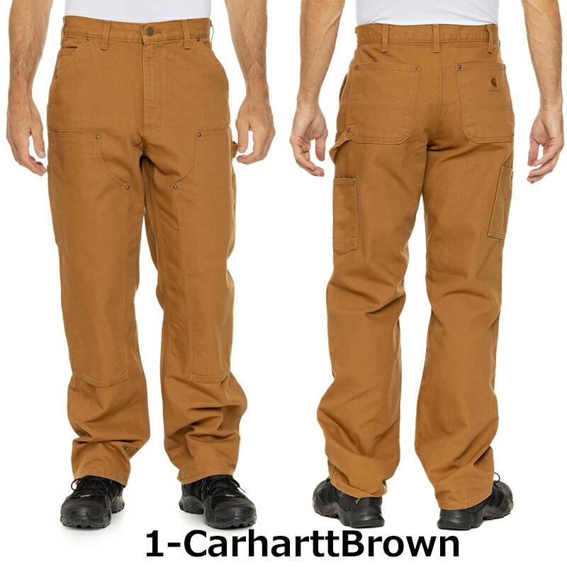 carhartt ダブルニーペインターパンツ　USA製 ブラウン　32x30 USA製 カーハート ダブルニー ブラウン ダック ペインター パンツ