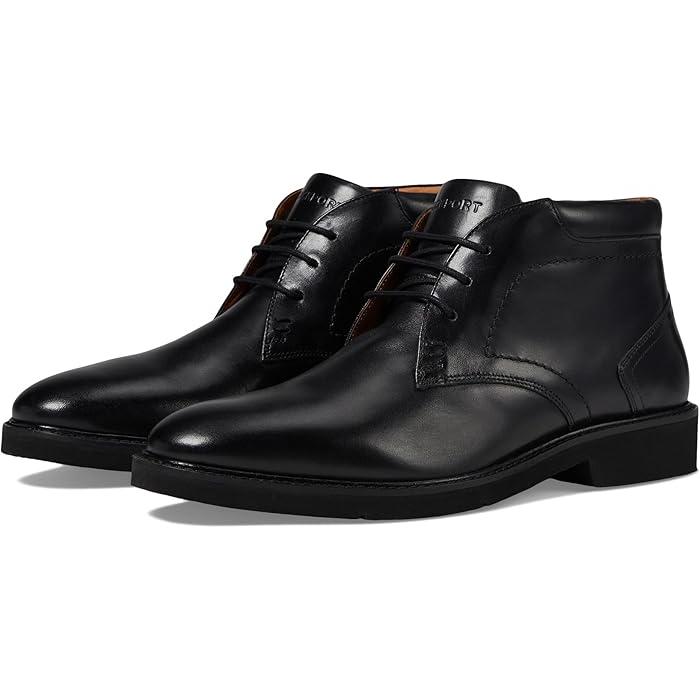 (取寄) ロックポート メンズ フリン Rockport men Rockport Flynn Black Leather ROCKPORT（ロックポート） (取寄) メンズ フリン Rockport men Flynn