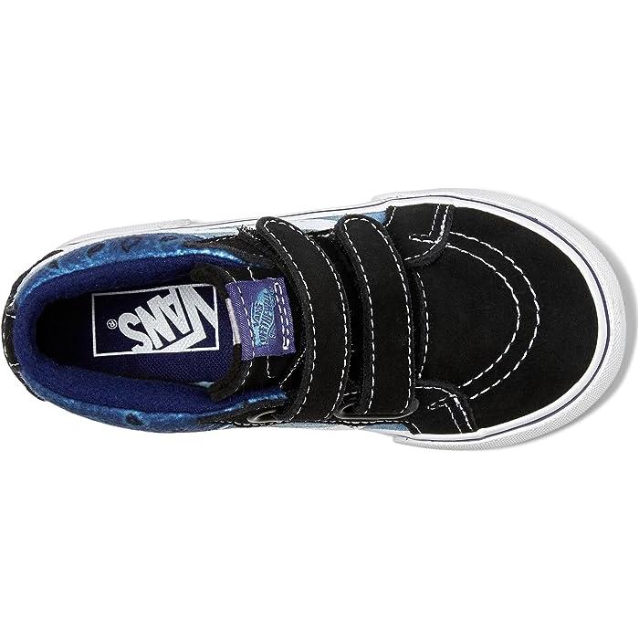 (取寄) バンズ スニーカー キッズ Sk8-ミッド リイシュー V MTE-1 大きいサイズ Vans Kids SK8-Mid Reissue V MTE-1 Paisley Black/Blue｜jetrag｜02