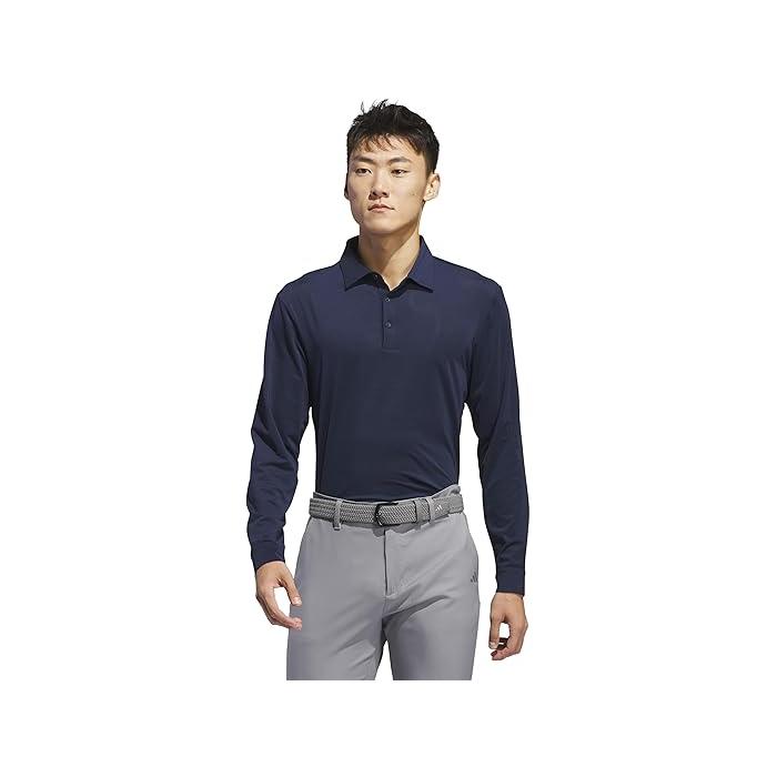 (取寄) アディダス ゴルフ メンズ コア ロング スリーブ ポロ adidas Golf men Core Long Sleeve Polo Collegiate Navy adidas（アディダス） P最大17倍1/1限定 (取寄) ゴルフ メンズ コア