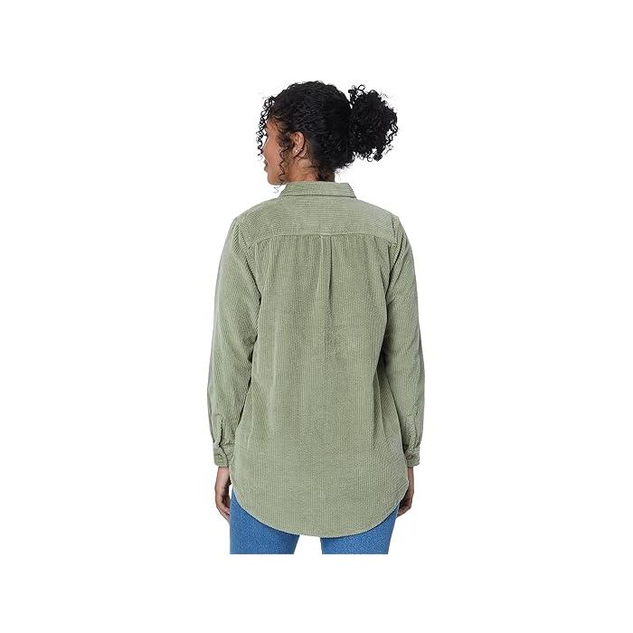 (取寄) エルエルビーン レディース コンフォート コーデュロイ リラックスド-フィット チュニック L.L.Bean women Comfort Corduroy Relaxed Tunic Sea Grass