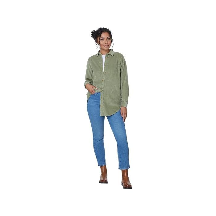 (取寄) エルエルビーン レディース コンフォート コーデュロイ リラックスド-フィット チュニック L.L.Bean women Comfort Corduroy Relaxed Tunic Sea Grass