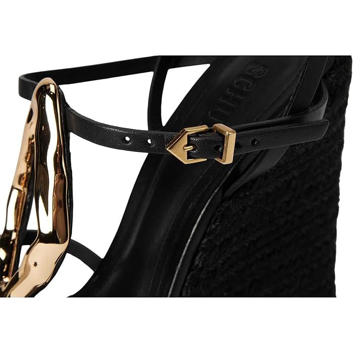 (取寄) シュッツ レディース ウェッジ Schutz women Amarilis Wedge Black 5 SCHUTZ（シュッツ） P最大17倍1/1限定 (取寄) レディース ウェッジ