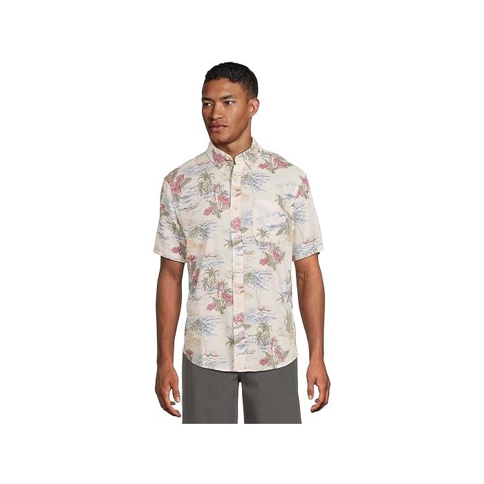 (取寄) ファリティ メンズ ショート スリーブ ブリーズ シャツ Faherty men Short Sleeve Breeze Shirt Molokai Scenic Tropical 取寄) ファリティ メンズ ショート スリーブ ブリーズ シャツ Faherty