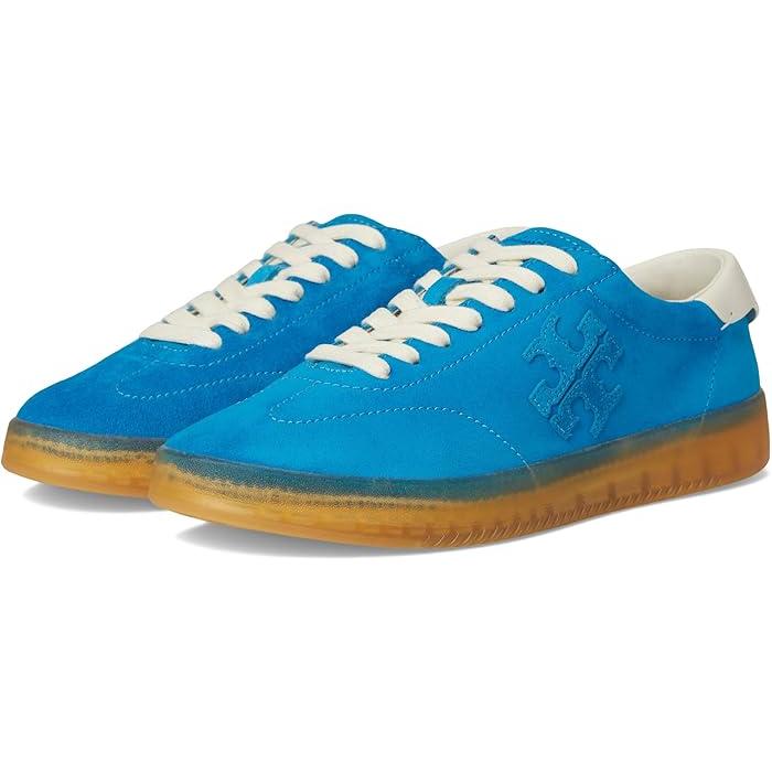 【Tory Burch 】フェニックススニーカー 牛革 ブルー スエード Amazon.com | Tory Burch Women's Phoenix Sneakers, Blue Azure