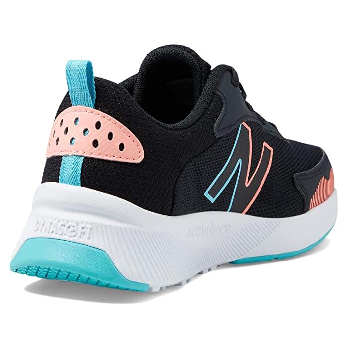 ⭐️完成品⭐️ (取寄) ニューバランス キッズ スニーカー ジュニア 子供 靴 ガールズ ダイナソフト 545 New Balance Kids Dynasoft 545 (Big Kid) Black/Grapefruit 【V2015480755】(10407円)