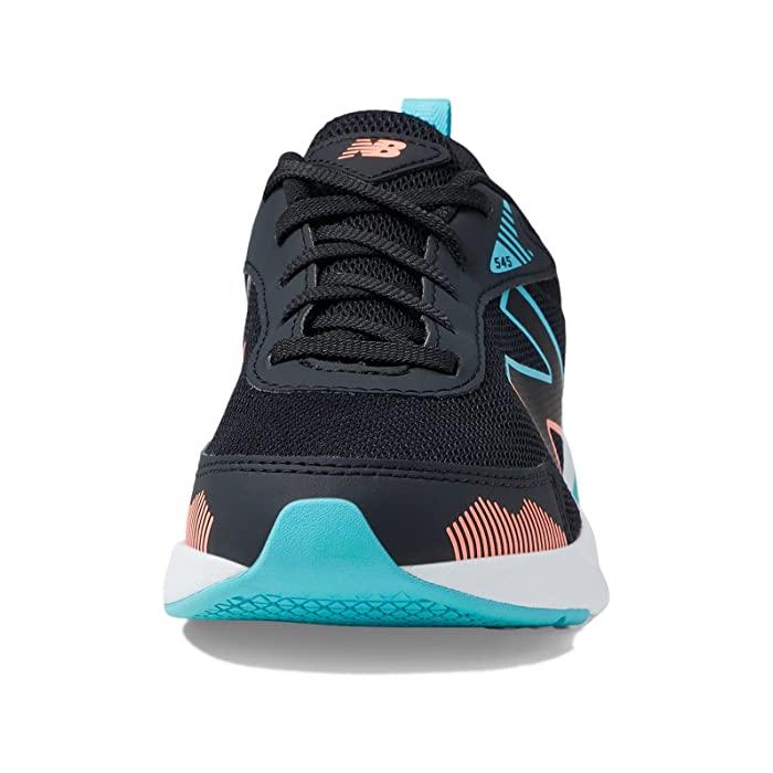 ⭐️完成品⭐️ (取寄) ニューバランス キッズ スニーカー ジュニア 子供 靴 ガールズ ダイナソフト 545 New Balance Kids Dynasoft 545 (Big Kid) Black/Grapefruit 【V2015480755】(10407円)