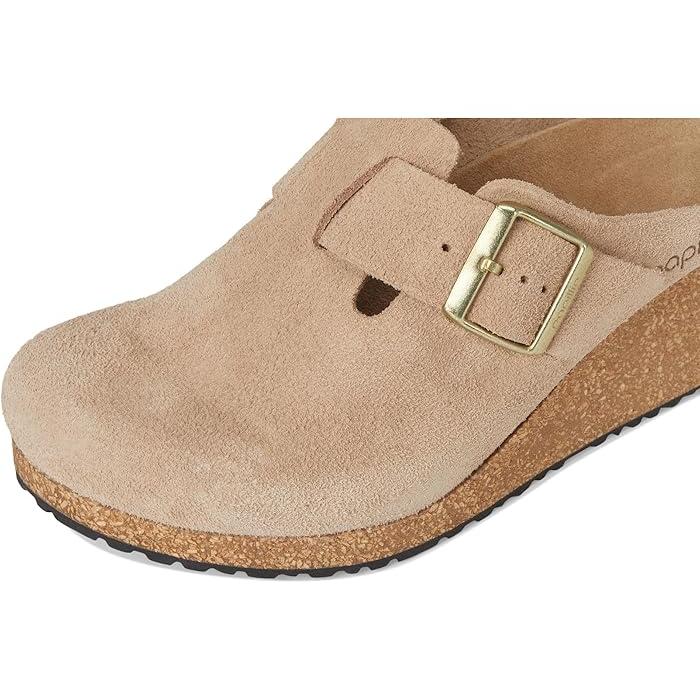 (取寄) ビルケンシュトック レディース パピリオ バイ ファニー ウェッジ クロッグ - スエード Birkenstock women Birkenstock Papillio by Birkenstock Fanny Wedge Clog - Suede Warm Sand BIRKENSTOCK（ビルケンシュトック） P最大17倍1/1限定 (取寄