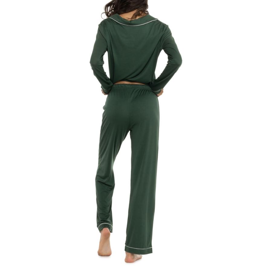 (取寄) ボーン ノッチ カラー パジャマ - ロング スリーブ Born Notch Collar Pajamas - Long Sleeve  Rose Born (取寄) ボーン ノッチ カラー パジャマ - ロング スリーブ Born