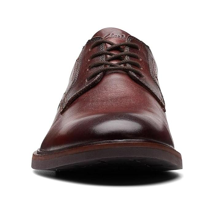 未使用級☆【Clarks】　クラークス　フラットレザーシューズ　ブラウン　靴 z-craft_1013-0105