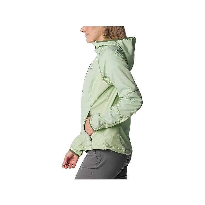 (取寄) コロンビア レディース スウィート As ソフトシェル パーカー Columbia women Columbia Sweet As Softshell Hoodie Sage Leaf｜jetrag｜02