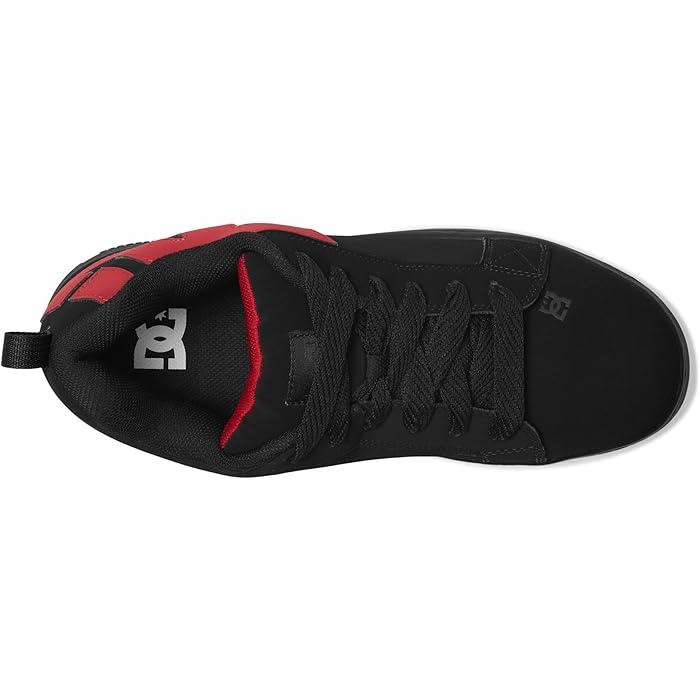 (取寄) メンズ コート ワーク コンプ トゥ SD DC Work men Court Graffic Work Comp Toe SD Black/Red 取寄) メンズ コート ワーク コンプ トゥ SD DC Work men Court