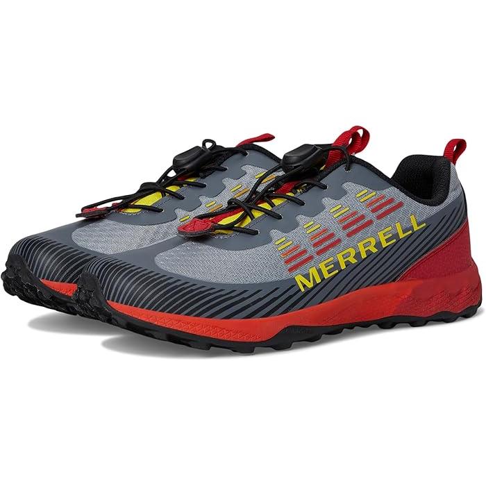 (取寄) メレル キッズ キッズ アジリティ ピーク (リトル キッド/ビッグ キッド) Merrell Kids kids Agility Peak (Little Kid/Big Kid) Grey/Lava MERRELL（メレル） (取寄) キッズ キッズ アジリティ ピーク (リトル