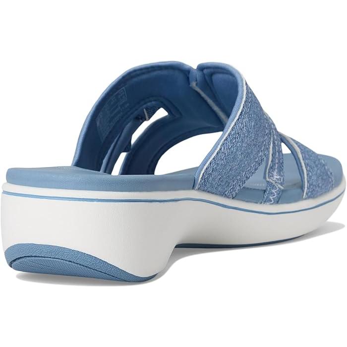 (取寄) クラークス レディース ブリーズ ラエ ミア Clarks women Breeze Rae Mia Denim Blue Interest Synthetic Clarks（クラークス） P最大17倍1/1限定 (取寄) レディース ブリーズ