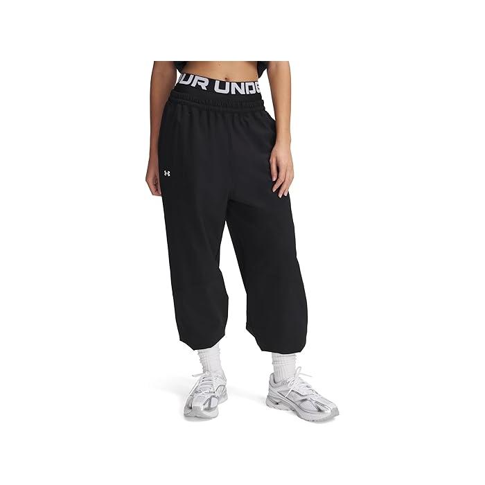 (取寄) アンダーアーマー レディース ライバル ウーブン ジム パンツ Under Armour women Rival Woven Gym Pants Black/White UNDER ARMOUR（アンダーアーマー） P最大17倍1/1限定 (取寄