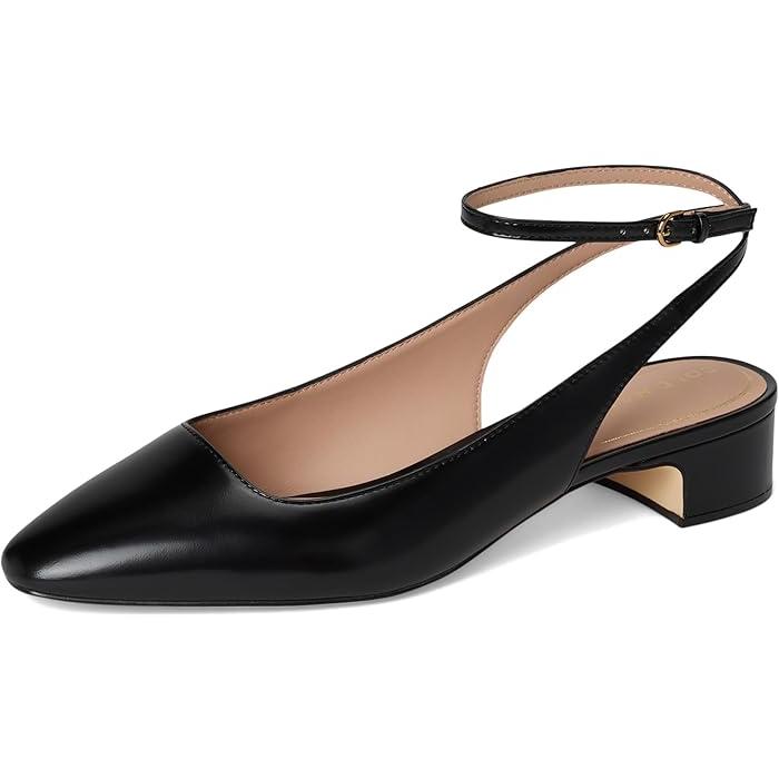 (取寄) コールハーン レディース ペイデン アンクル ストラップ パンプス Cole Haan women Paden Ankle Strap Pumps Dark Cuoio Box Leather COLE HAAN（コールハーン） P最大17倍1/1限定 (取寄) レディース
