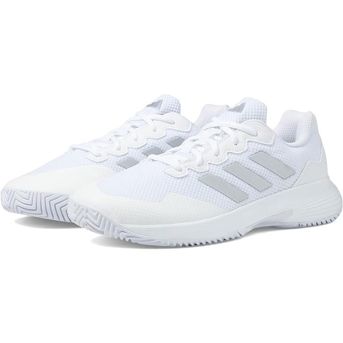 (取寄) アディダス レディース ゲームイコート 2 w adidas women adidas GameCourt 2 W White/Silver llic adidas（アディダス） P最大17倍1/1限定 (取寄) レディース ゲームイ