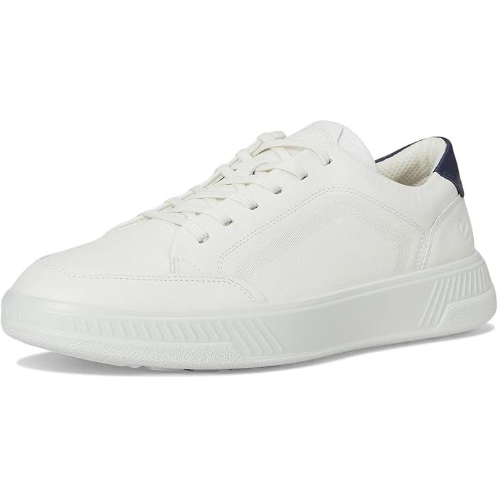(取寄) エコー メンズ ムーブ レトロ スニーカー ECCO men Move Retro Sneakers White/Marine ecco（エコー） (取寄) メンズ ムーブ レトロ スニーカー ECCO men