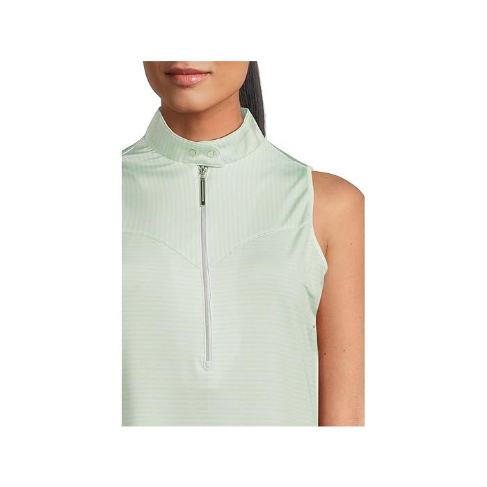 (取寄) ジェイミー サドック レディース モナーク プリント スリーブレス トップ Jamie Sadock women Monarch Print Sleeveless Top Creme De Mint 取寄) ジェイミー サドック レディース モナーク プリント スリーブ