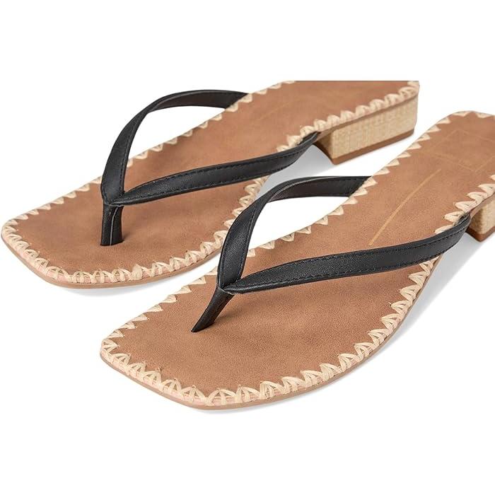 (取寄) ドルチェヴィータ レディース  Dolce Vita women Barty Black Leather Dolce Vita（ドルチェ・ヴィータ） P最大17倍1/1限定 (取寄