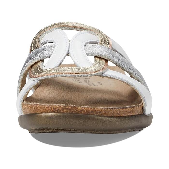 (取寄) ナオト レディース リブ Naot women Naot Liv White Pearl Leather/Silver Leather/Gold Leather Combo P最大17倍1/1限定 (取寄) ナオト レディース リブ Naot women Liv