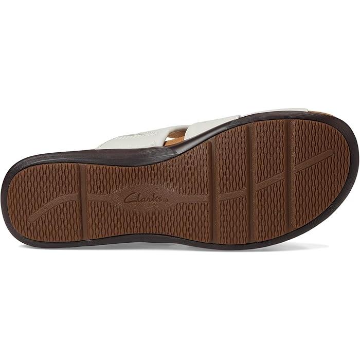 (取寄) クラークス レディース キトリー スライド Clarks women Kitly Slide Cream Leather Clarks（クラークス） P最大17倍1/1限定 (取寄) レディース キトリー