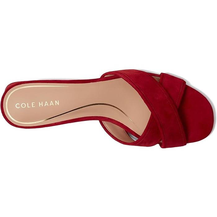 (取寄) コールハーン レディース ランドン サンダル 40mm Cole Haan women Landon Sandals 40mm Rio Red Suede COLE HAAN (取寄) コールハーン レディース ランドン サンダル 40mm