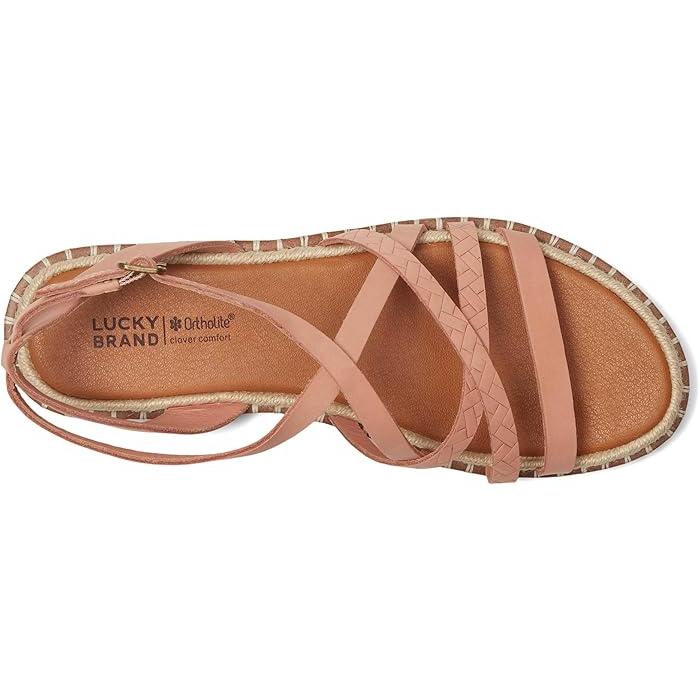 (取寄) ラッキーブランド レディース クロス ストラップ フラッツ サンダル Lucky Brand women Kielly Cross Strap Flat Sandal Bellini LUCKY BRAND（ラッキーブランド） P最大17倍1/1限定 (取寄) レディース
