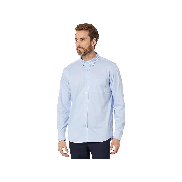 (取寄) ジョンストン&マーフィー メンズ XC フレックス ストレッチ シャツ Johnston & Murphy men XC Flex Stretch Shirt Blue Birdseye JOHNSTON&MURPHY（ジョンストンアンドマーフィー） (取寄