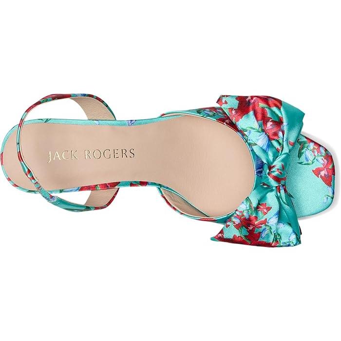 (取寄) ジャック ロジャース レディース エロイーズ ボウ スリングバック Jack Rogers women Eloise Bow Slingback Aquamarine Multi ジャックロジャース（JACK ROGERS） (取寄) ジャック ロジャース