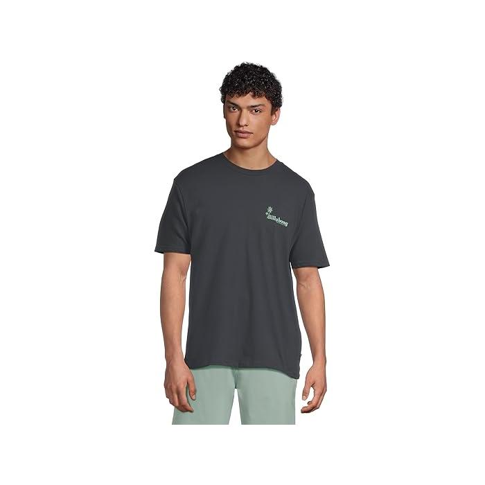(取寄) ビラボン メンズ チェッキング イン レギュラー ショート スリーブ Billabong men Checking In Regular Short Sleeve Aged Indigo BILLABONG（ビラボン） (取寄) メンズ チェッキング イン レギュラー