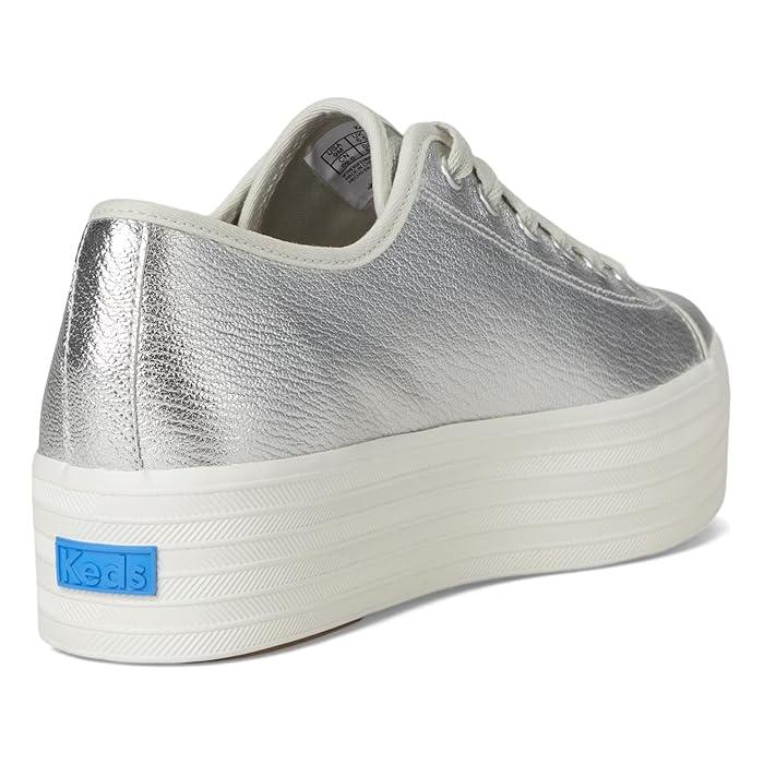 (取寄) ケッズ レディース トリプル アップ レザー Keds women Triple Up Leather Silver llic Leather Keds（ケッズ） (取寄) レディース トリプル アップ レザー Keds women